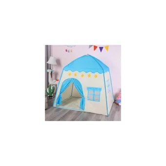Wang Stars Tiyatro anaokulu 1398 Ev Unisex Tiyatro Anaokulu Oyun Çadırı Mavi