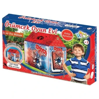 Furkan Oyuncak 379 Ev Erkek Spider Man Oyun Çadırı Kırmızı