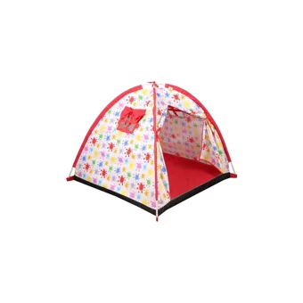 Abbie Rainbow Ruby Yuvarlak Unisex Oyun Çadırı Kırmızı