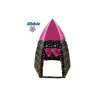 Abbie Türksat Füze Kız Uzay Oyun Çadırı Koyu Pembe
