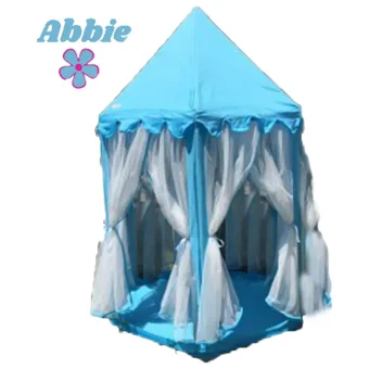 Abbie Şehzade Kız Oyun Çadırı Beyaz Turkuaz