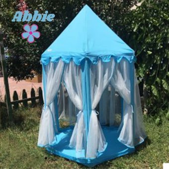 Abbie Şehzade Kız Oyun Çadırı Beyaz Turkuaz