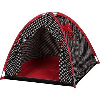 Abbie Lx Yuvarlak Unisex Oyun Çadırı Kırmızı Gri