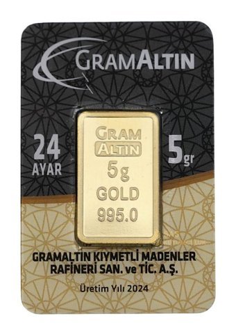 İar 24 Ayar 5 gr Gram Altın