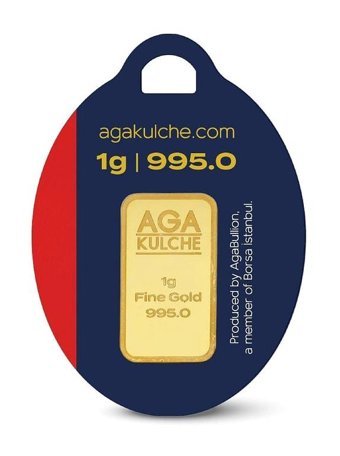 Agakulche 24 Ayar 1 gr Gram Altın