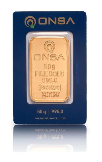 Onsa 24 Ayar 50 gr Gram Altın