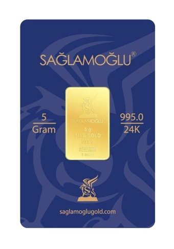 Sağlamoğlu 24 Ayar 5 gr Gram Altın