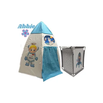 Abbie Füze Füze Unisex Uzay Oyun Çadırı Mavi