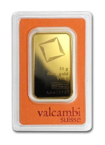 Valcambi 24 Ayar 50 gr Gram Altın