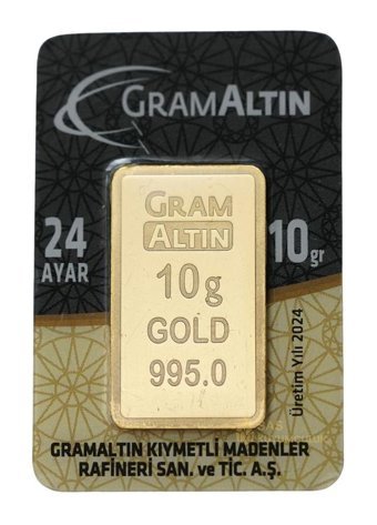 İar 24 Ayar 10 gr Gram Altın