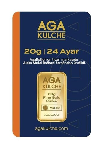 Agakulche 24 Ayar 20 gr Gram Altın