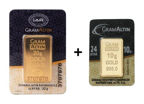 İar 24 Ayar 30 gr Gram Altın