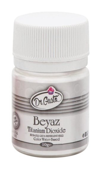 Dr. Gusto Beyaz Su Bazlı Toz Gıda Boyası 10 gr