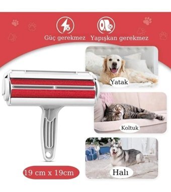 Kacar Kitchen Gırgır Hazneli Yıkanabilir 1 Adet Tüy Toplama Rulosu