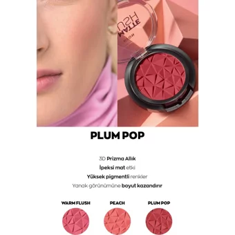 Avon 3D Plum Pop Mat Toz Allık