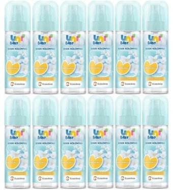 Uni Baby Çiçeksi Ferahlık Sprey Bebek Kolonyası 12x150 ml