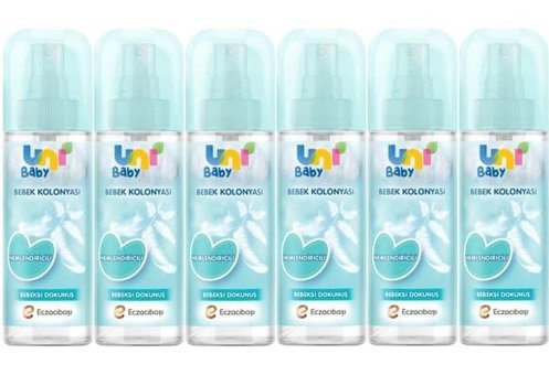 Uni Baby Bebeksi Dokunuş Sprey Bebek Kolonyası 6x150 ml