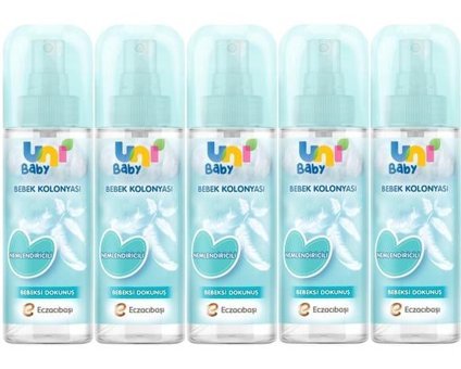 Uni Baby Bebeksi Dokunuş Sprey Bebek Kolonyası 5x150 ml
