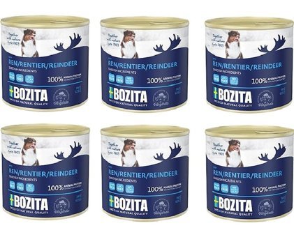 Bozita Geyik Etli Yetişkin Yaş Köpek Maması 625 gr 6'lı