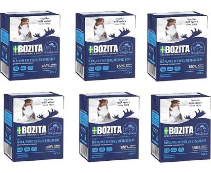 Bozita Geyik Etli Jöleli Yetişkin Yaş Köpek Maması 370 gr 6'lı