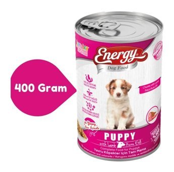 Energy Kuzu Etli Yavru Yaş Köpek Maması 400 gr