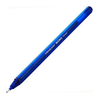 Pensan 2270 Plastik Tek Renkli 1.0 mm Mavi Tükenmez Kalem