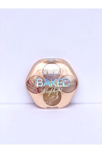 Roesıa Rose Cosmetics No:02 Işıltılı Baked Toz Allık Paleti