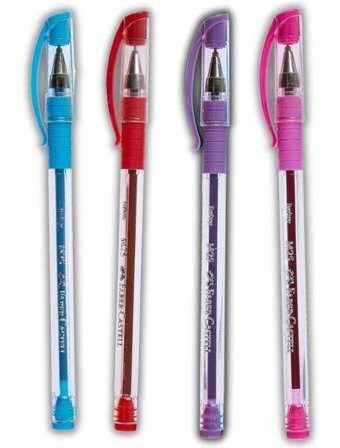 Faber-Castell Plastik 4 Renkli 0.7 mm İğne Uçlu Çok Renkli 4'lü Tükenmez Kalem