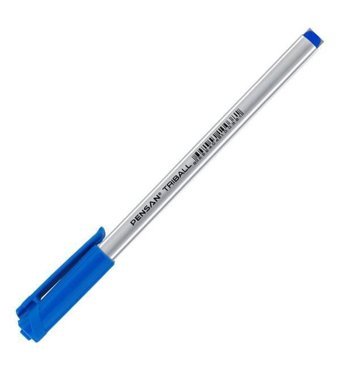 Pensan Triball 1003 Plastik Tek Renkli 1.0 mm Mavi 60'lı Tükenmez Kalem