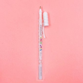 Pensan 2801 Jely Neon Plastik Tek Renkli 1.0 mm Beyaz Tükenmez Kalem