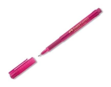 Faber-Castell Broadpen 1554 Otc Plastik Tek Renkli Açık Pembe Tükenmez Kalem