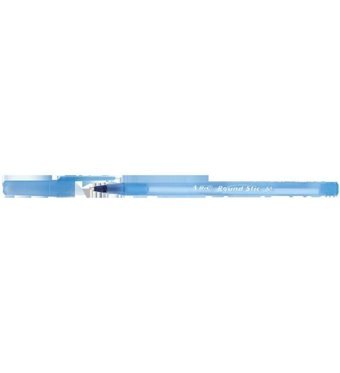 Bic Round Stick Plastik Tek Renkli 1.0 mm Mavi 60'lı Tükenmez Kalem