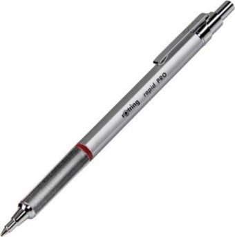 Rotring Rapid Pro 1904291 Krom Tek Renkli Mavi Tükenmez Kalem