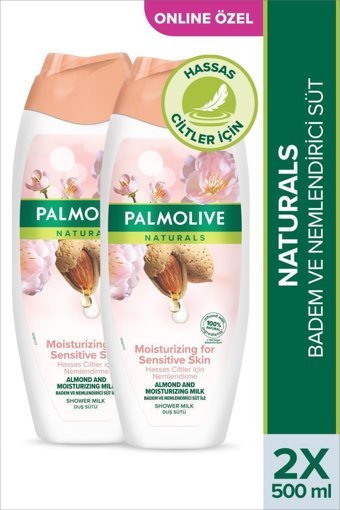 Palmolive Naturals Badem Nemlendirici Duş Jeli 2x500 ml