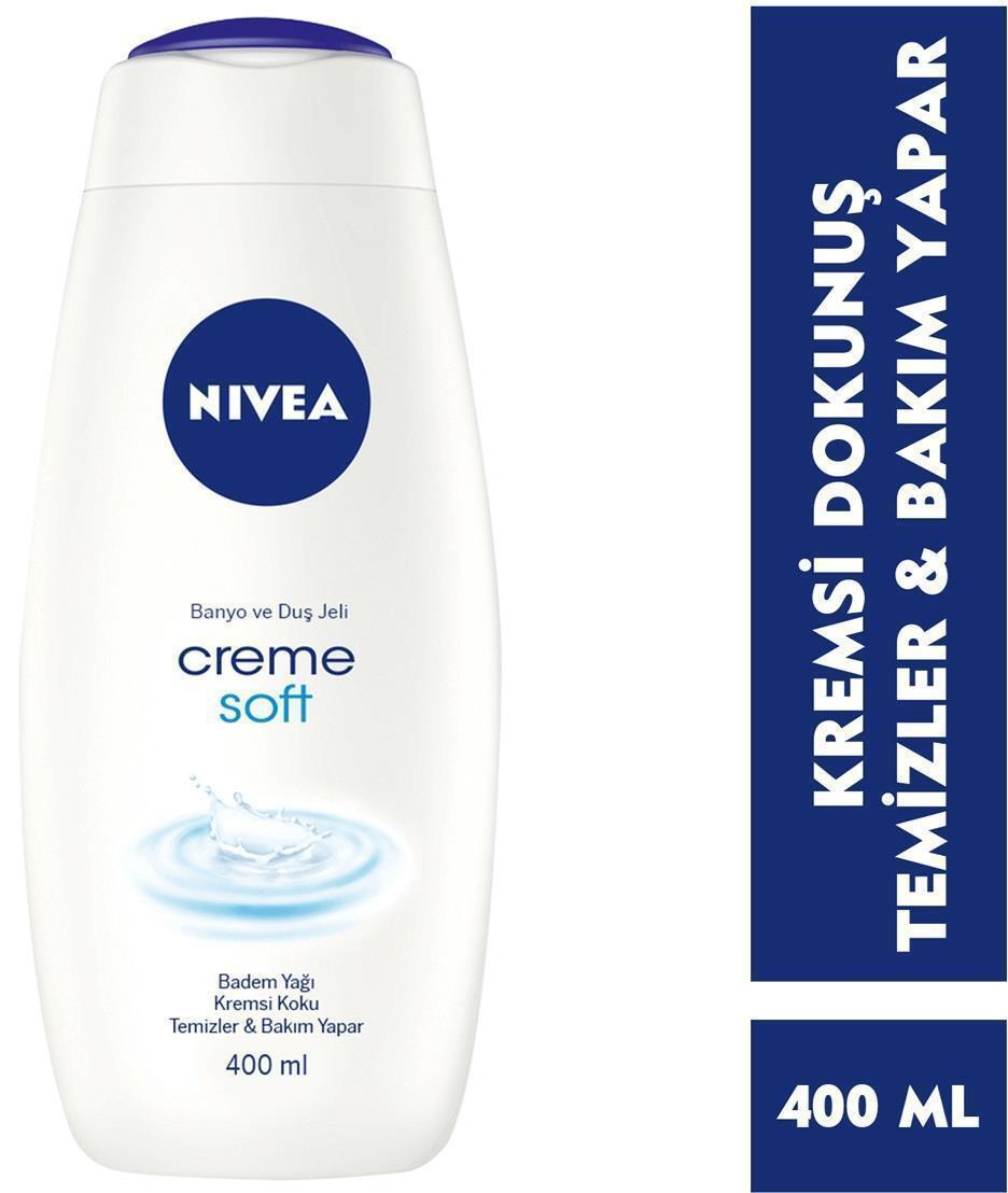 Nivea Creme Soft Badem Yağı Nemlendirici Duş Jeli 400 ml