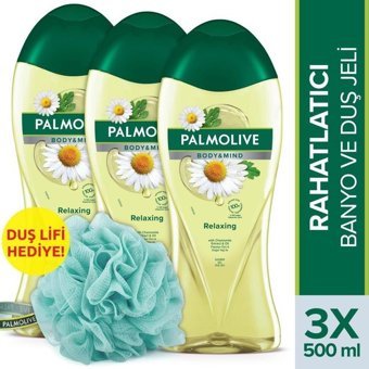 Palmolive Body & Mind Relaxing Papatya Duş Jeli 3x500 ml