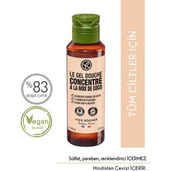 Yves Rocher Tropikal Hindistan Cevizi Hindistan Cevizi Vegan Duş Jeli 100 ml
