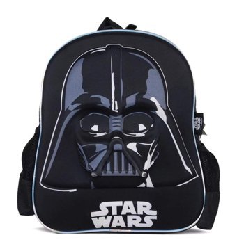Hakan Çanta HKN89119 Star Wars Su Geçirmez 2 Gözlü Siyah Ortaokul Erkek Sırt Çantası