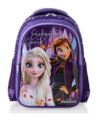 Otto Frocx Sprits Disney Frozen Su Geçirmez 2 Gözlü Çok Renkli İlkokul Kız Sırt Çantası