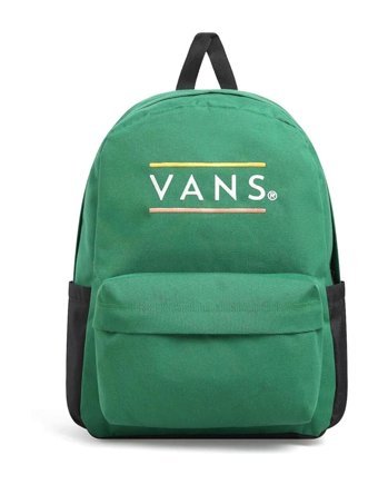 Vans Old Skool Backpack Su Geçirmez 2 Gözlü Yeşil Lise Unisex Sırt Çantası