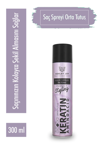 Ashley Joy Keratinli Güçlü Saç Spreyi 300 ml