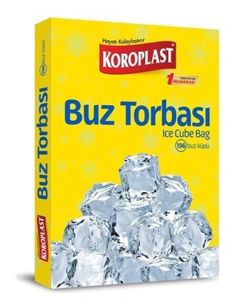 Koroplast Orta Bölmeli Kilitli Buz Torbası 1'li