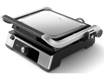 Philips HD6301/90 6 Dilim Alüminyum Çıkartılabilir Plaka Gri Izgaralı Tost Makinesi