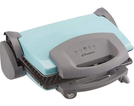 Conti CG 932 6 Dilim Granit Çıkartılabilir Plaka Turkuaz Izgaralı Tost Makinesi