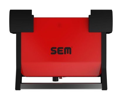 SEM SC220 6 Dilim Granit Çıkartılabilir Plaka Kırmızı Izgaralı Tost Makinesi