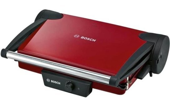 Bosch TFB4402V Alüminyum Çıkartılabilir Plaka Çift Taraflı Kırmızı Izgaralı Tost Makinesi
