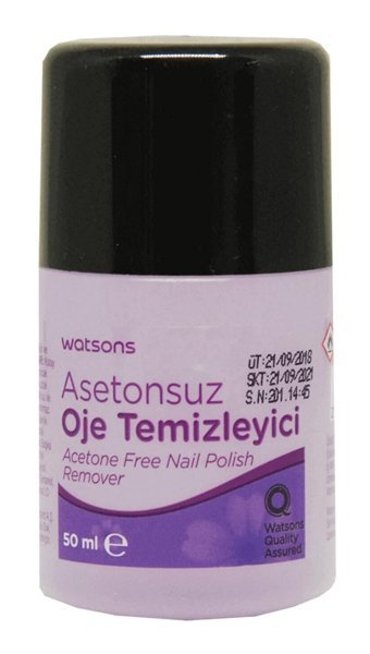 Watsons Kokusuz Asetonsuz Oje Temizleyici 50 ml