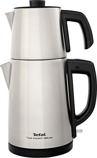 Tefal Tea Expert Deluxe Cam Demlikli 1650 W Çelik Gövdeli İnox Retro Çay Makinesi