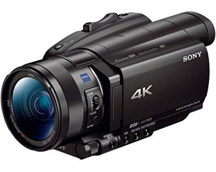 Sony FDR-AX700 4K 720p El Video Kamera