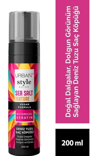 Urban Care Sea Salt Dalgalı Saçlar İçin Şekillendirici Hacim Veren Saç Köpüğü 200 ml